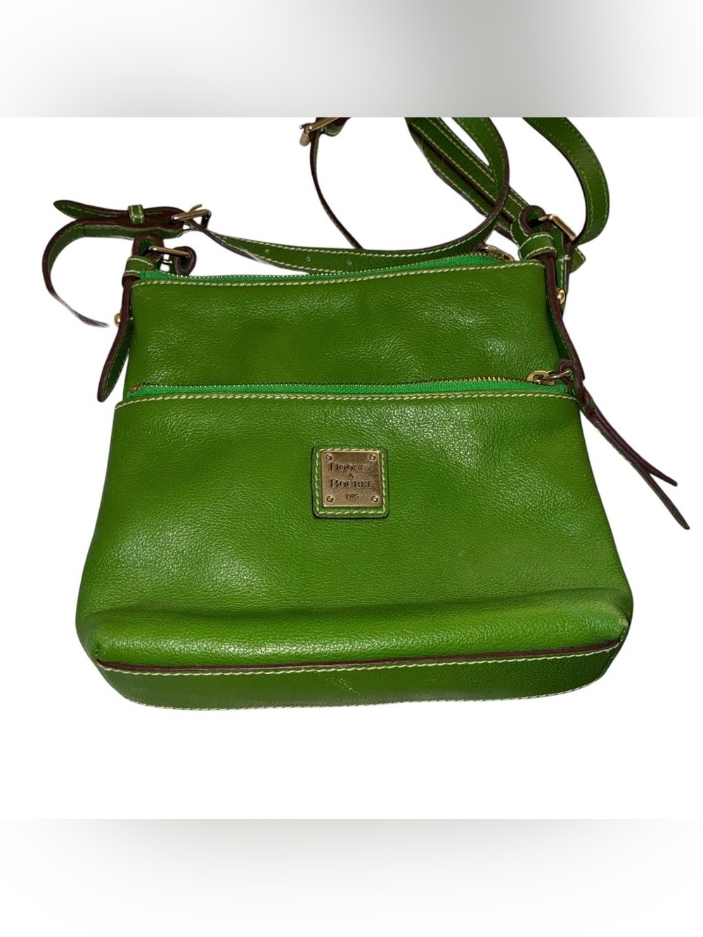 Dooney & Bourke Kelly Green Sweetie Leather Crossbody bag